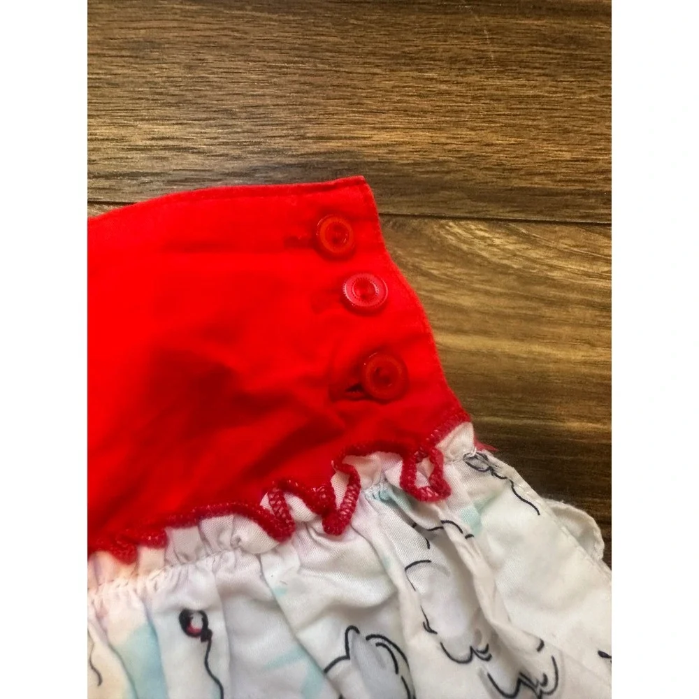 Savannah Kids Girls Skirt Cloud‎ Balloon City Print Red Waistband Size 6